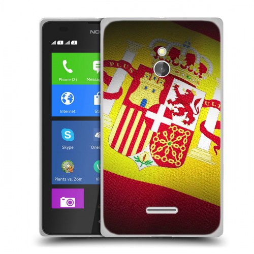 Дизайнерский силиконовый чехол для Nokia XL флаг Испании