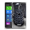 Дизайнерский силиконовый чехол для Nokia XL Доктор кто
