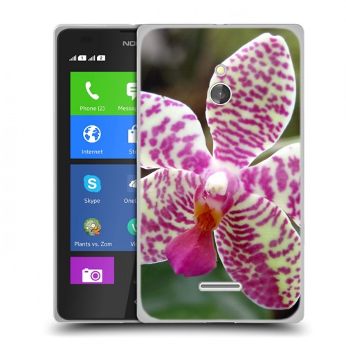 Дизайнерский силиконовый чехол для Nokia XL Орхидеи