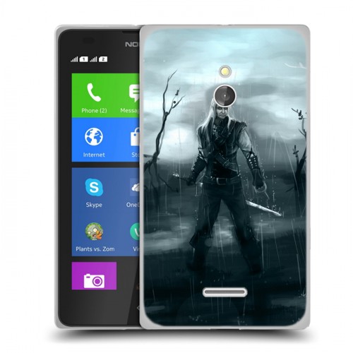 Дизайнерский силиконовый чехол для Nokia XL Witcher