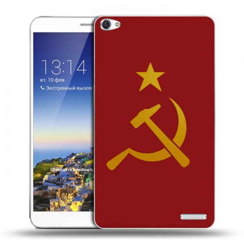 Дизайнерский пластиковый чехол для Huawei MediaPad X1 7.0 Флаг СССР