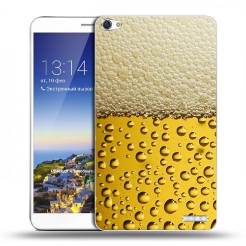 Дизайнерский пластиковый чехол для Huawei MediaPad X1 7.0 Пузырьки пива