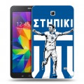 Дизайнерский силиконовый чехол для Samsung GALAXY Tab 4 7.0 Флаг Греции