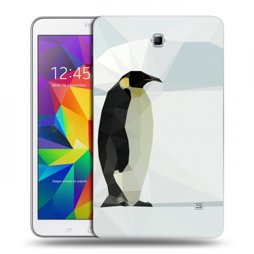Дизайнерский силиконовый чехол для Samsung GALAXY Tab 4 8.0 Пингвины