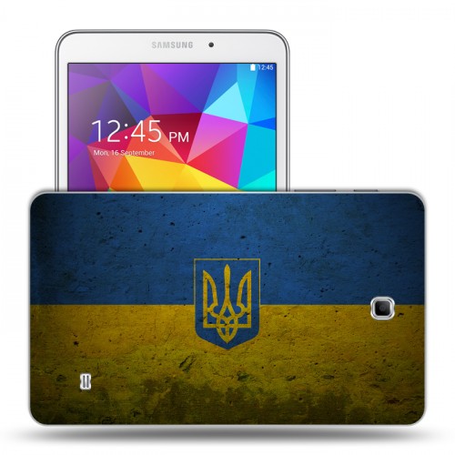 Дизайнерский силиконовый чехол для Samsung GALAXY Tab 4 8.0 флаг Украины