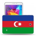 Дизайнерский силиконовый чехол для Samsung GALAXY Tab 4 8.0 Флаг Азербайджана