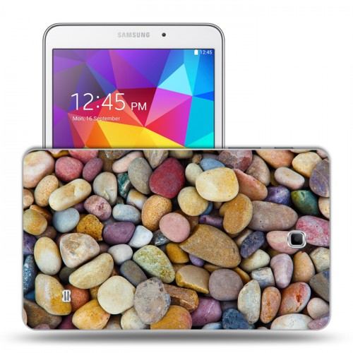 Дизайнерский силиконовый чехол для Samsung GALAXY Tab 4 8.0 Текстура камня