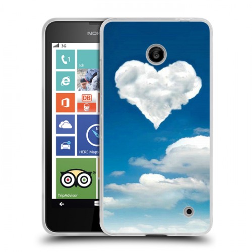Дизайнерский пластиковый чехол для Nokia Lumia 630/635 Небо
