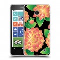 Дизайнерский пластиковый чехол для Nokia Lumia 630/635 Люксовые цветы