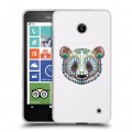 Дизайнерский пластиковый чехол для Nokia Lumia 630/635 Животный арт 5