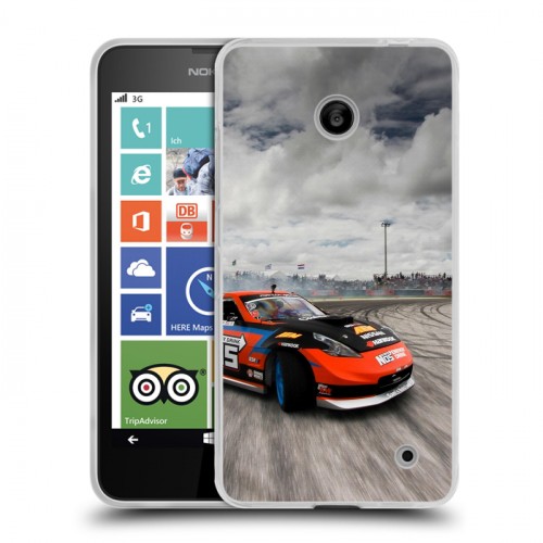 Дизайнерский пластиковый чехол для Nokia Lumia 630/635 Дрифт