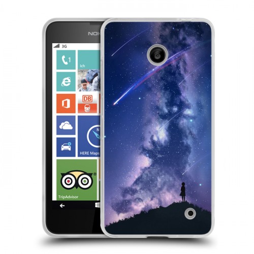 Дизайнерский пластиковый чехол для Nokia Lumia 630/635 Магический космос
