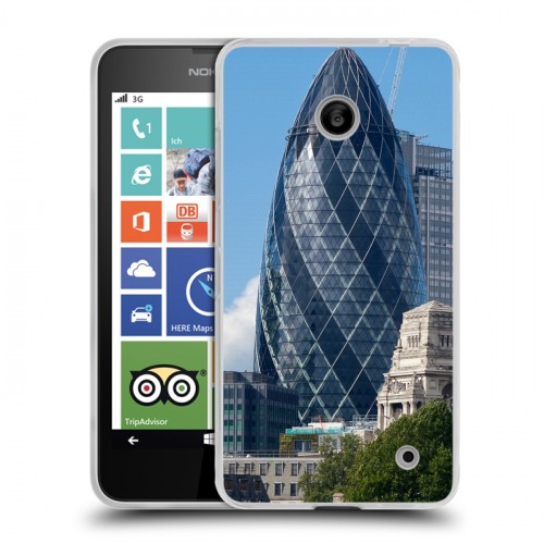 Дизайнерский пластиковый чехол для Nokia Lumia 630/635 Лондон