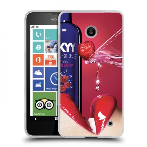 Дизайнерский пластиковый чехол для Nokia Lumia 630/635 Skyy Vodka