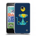 Дизайнерский пластиковый чехол для Nokia Lumia 630/635 Обезьяны