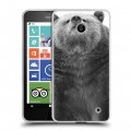 Дизайнерский пластиковый чехол для Nokia Lumia 630/635 Медведи