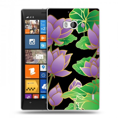 Дизайнерский пластиковый чехол для Nokia Lumia 930 Люксовые цветы