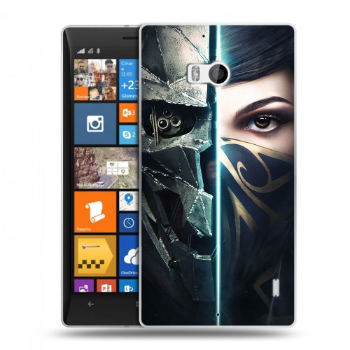Дизайнерский пластиковый чехол для Nokia Lumia 930 Dishonored 2