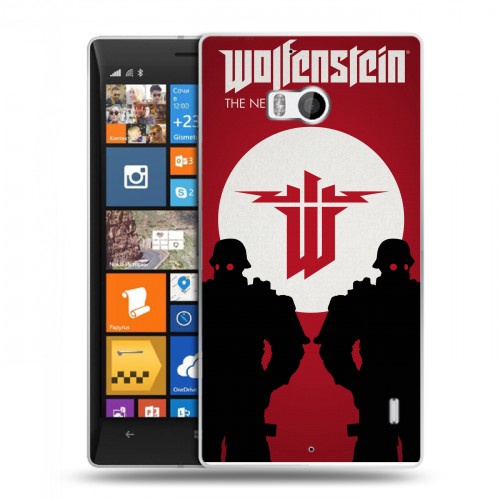 Дизайнерский пластиковый чехол для Nokia Lumia 930 Wolfenstein