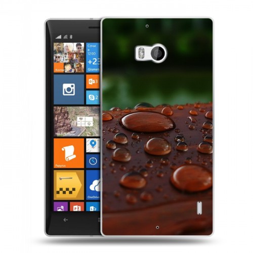 Дизайнерский пластиковый чехол для Nokia Lumia 930 Абстракции Капли