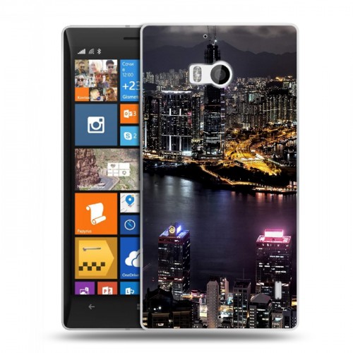 Дизайнерский пластиковый чехол для Nokia Lumia 930 Гонконг