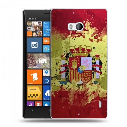 Дизайнерский пластиковый чехол для Nokia Lumia 930 флаг Испании
