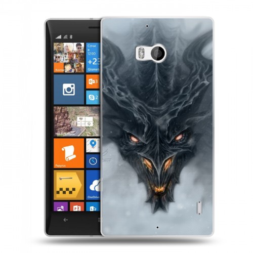 Дизайнерский пластиковый чехол для Nokia Lumia 930 Skyrim