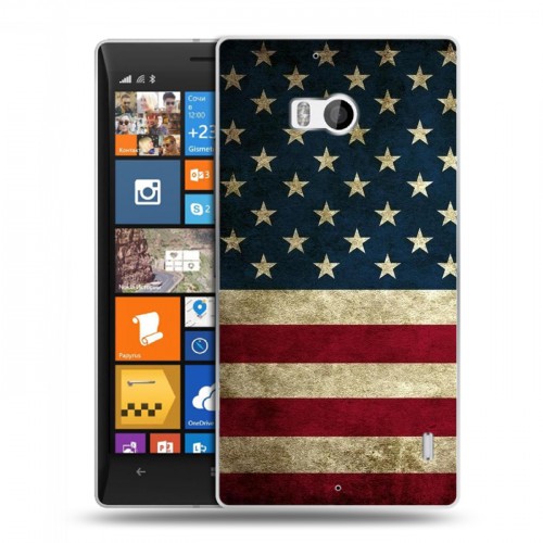 Дизайнерский пластиковый чехол для Nokia Lumia 930 Флаг США