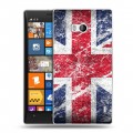 Дизайнерский пластиковый чехол для Nokia Lumia 930 Флаг Британии