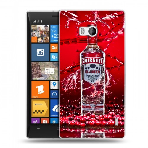Дизайнерский пластиковый чехол для Nokia Lumia 930 Smirnoff