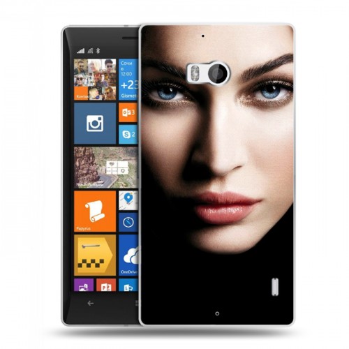 Дизайнерский пластиковый чехол для Nokia Lumia 930 Меган Фокс