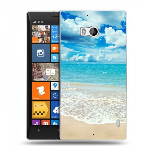 Дизайнерский пластиковый чехол для Nokia Lumia 930 Пляж