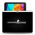 Дизайнерский силиконовый чехол для Samsung Galaxy Tab 4 10.1 Counter-strike
