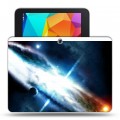 Дизайнерский силиконовый чехол для Samsung Galaxy Tab 4 10.1 Квазар