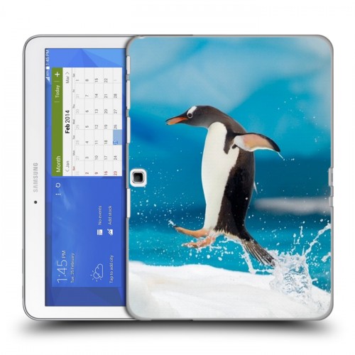 Дизайнерский силиконовый чехол для Samsung Galaxy Tab 4 10.1 Пингвины