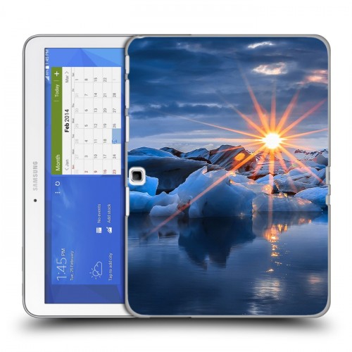 Дизайнерский силиконовый чехол для Samsung Galaxy Tab 4 10.1 айсберг