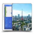 Дизайнерский силиконовый чехол для Samsung Galaxy Tab 4 10.1 Токио