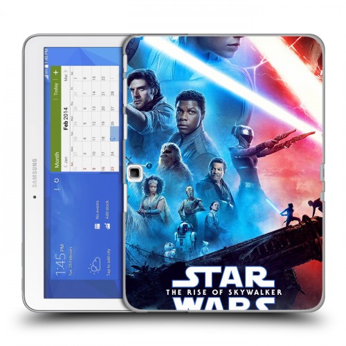 Дизайнерский силиконовый чехол для Samsung Galaxy Tab 4 10.1 Звездные войны