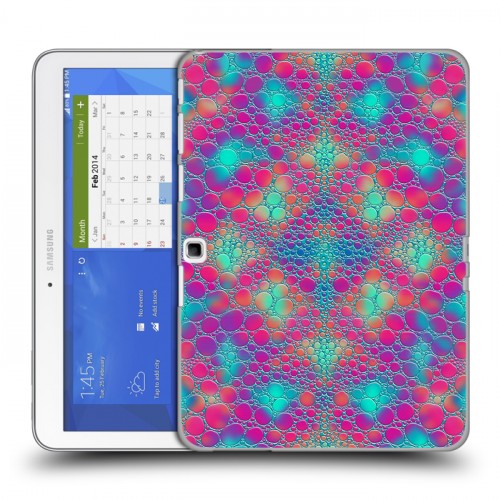 Дизайнерский силиконовый чехол для Samsung Galaxy Tab 4 10.1 Кожа хамелеона