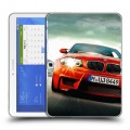 Дизайнерский силиконовый чехол для Samsung Galaxy Tab 4 10.1 Need for speed
