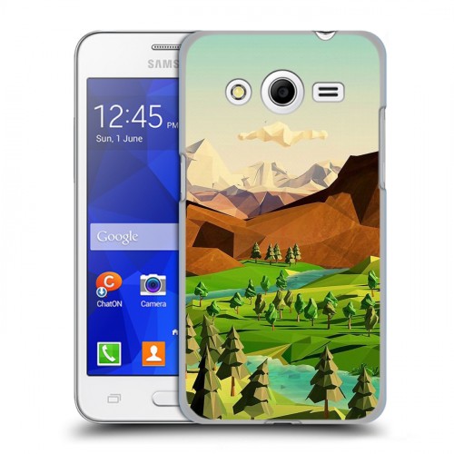 Дизайнерский пластиковый чехол для Samsung Galaxy Core 2 Романтика путешествий
