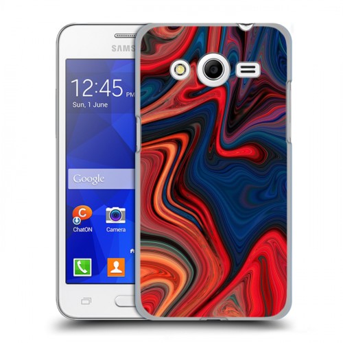 Дизайнерский пластиковый чехол для Samsung Galaxy Core 2 Размытые краски
