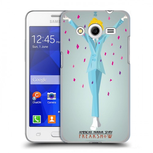 Дизайнерский пластиковый чехол для Samsung Galaxy Core 2 Американская история ужасов