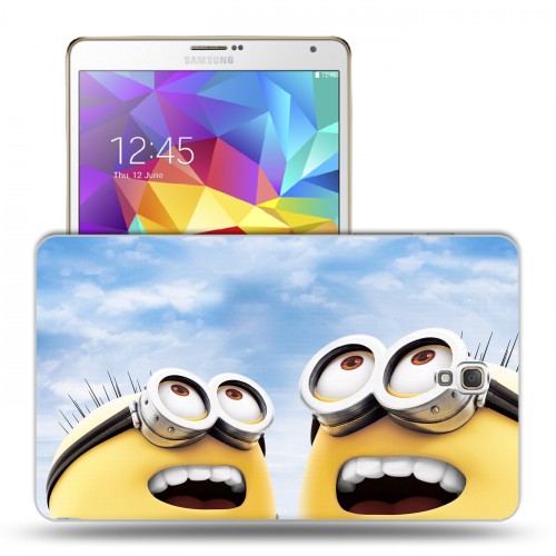 Дизайнерский силиконовый чехол для Samsung Galaxy Tab S 8.4 Миньоны