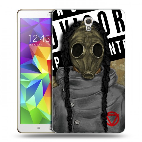 Дизайнерский силиконовый чехол для Samsung Galaxy Tab S 8.4 Бандитские маски