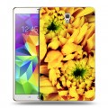 Дизайнерский силиконовый чехол для Samsung Galaxy Tab S 8.4 Монохромные цветы