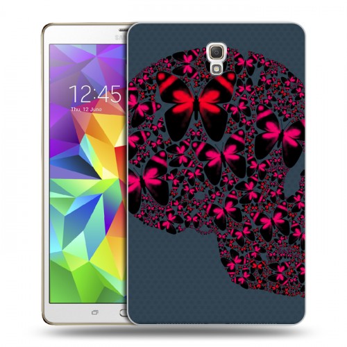 Дизайнерский силиконовый чехол для Samsung Galaxy Tab S 8.4 Текстурные черепа
