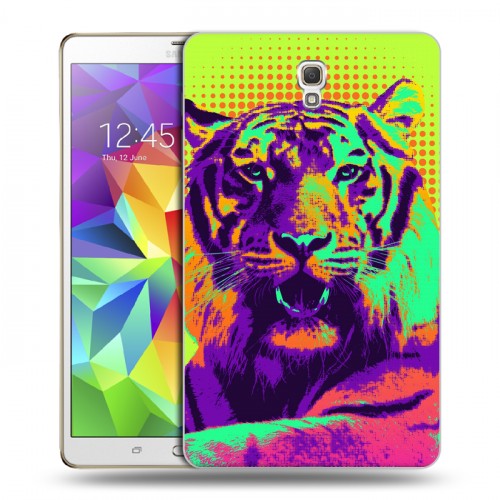 Дизайнерский силиконовый чехол для Samsung Galaxy Tab S 8.4 Животный поп-арт