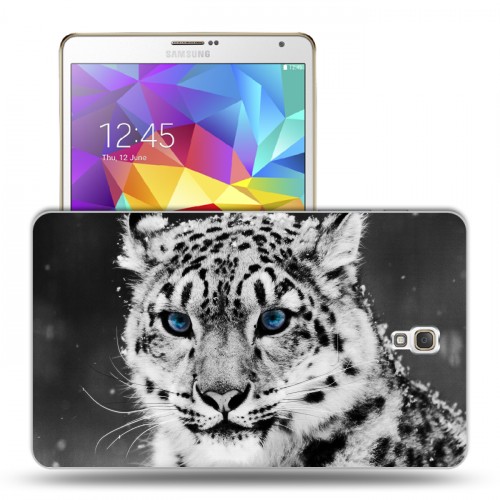 Дизайнерский силиконовый чехол для Samsung Galaxy Tab S 8.4 Леопард