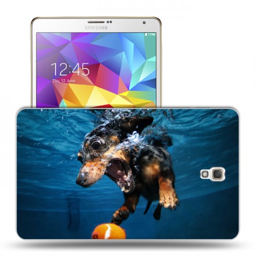 Дизайнерский силиконовый чехол для Samsung Galaxy Tab S 8.4 Собаки